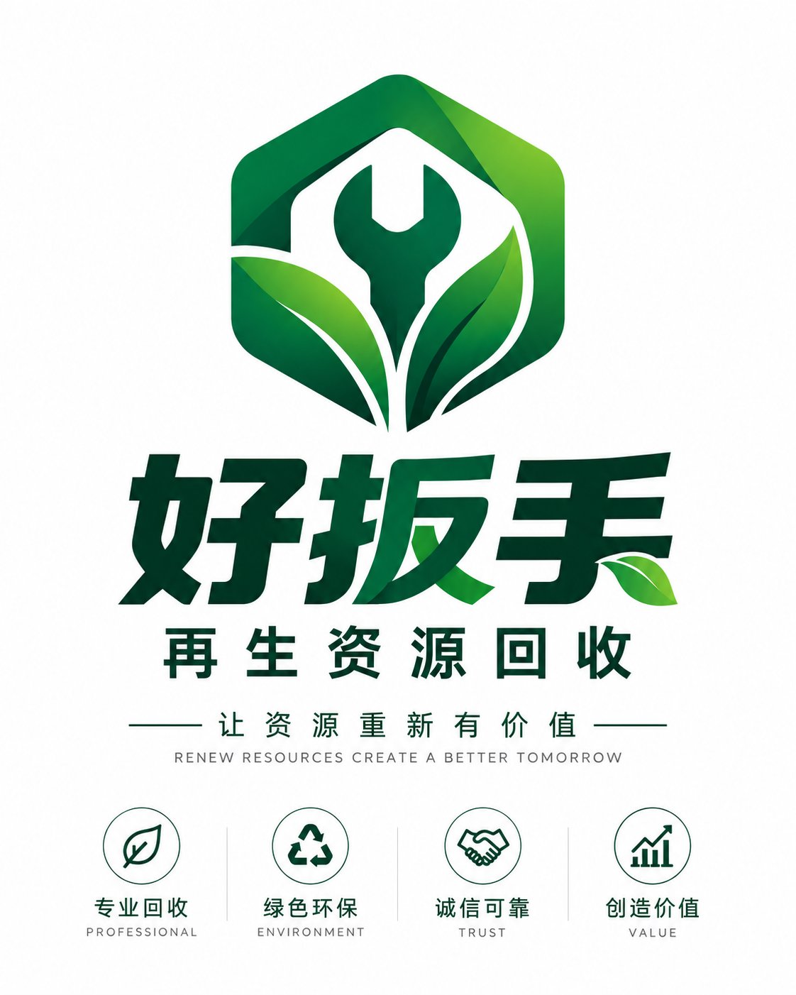 好扳手再生物资回收站 logo
